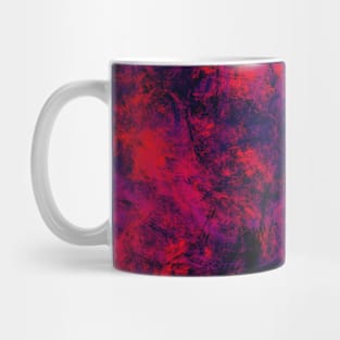 Dark Red and Purple Abstract Splash Artwork Mug